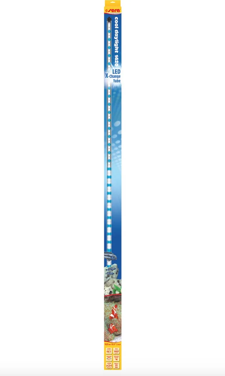 Aquarium Verlichting - LED X-Change Tube Cool Daylight - 1420 mm - 27 W by Sera in Blue – product photo
