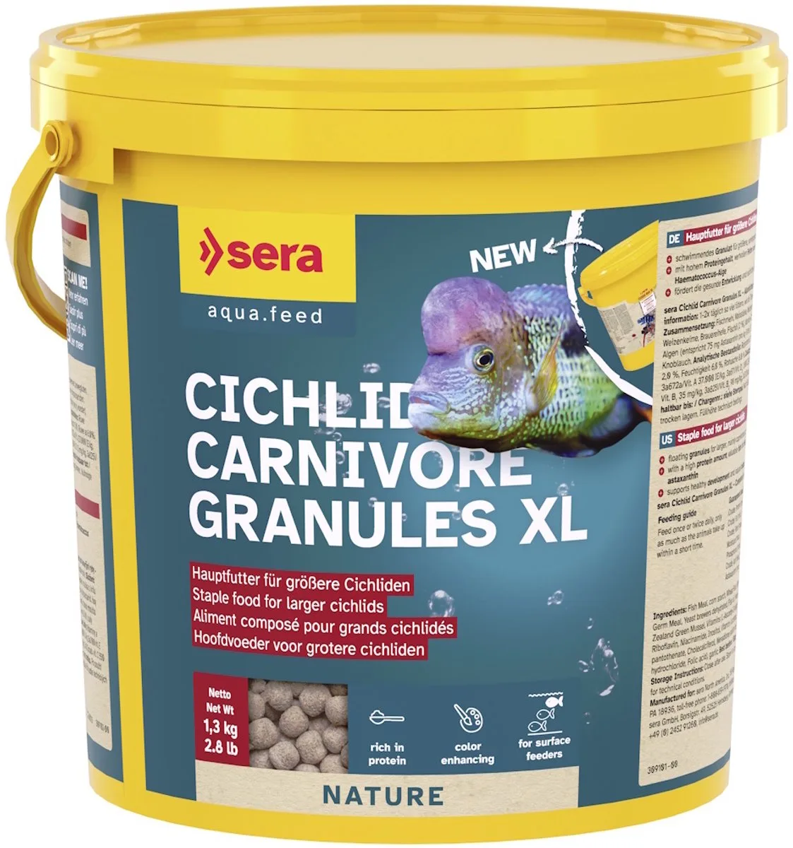 Cichlid Carnivore Granules XL 3.800ML von Sera – Produktfoto