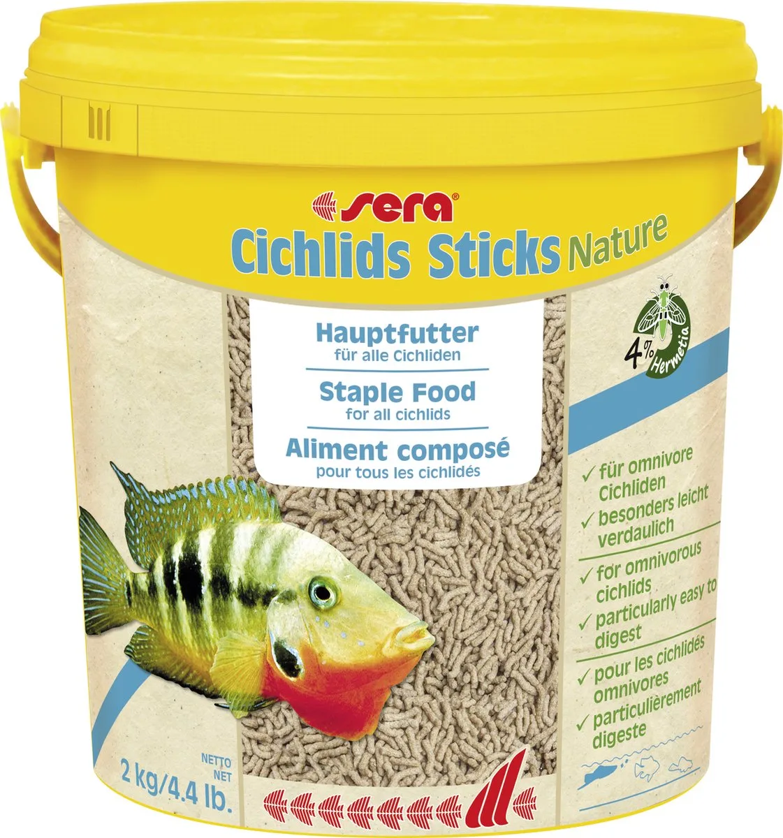 Cichlid Sticks 10.000ML de Sera – photo produit