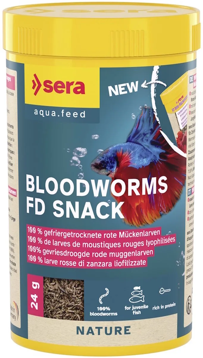 FD rode muggenlarven Nature - 250 ml by Sera – product photo