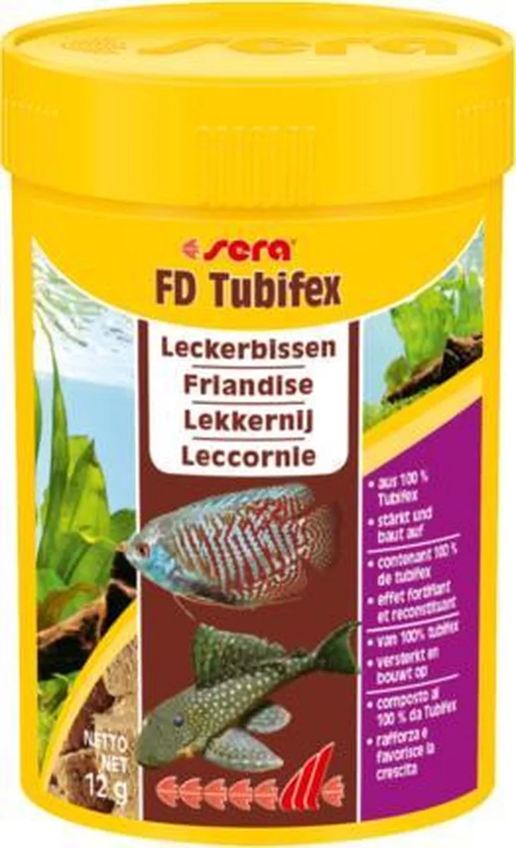 FD Tubifex 100 ml proteinerijk voor vleeseters by Sera – product photo