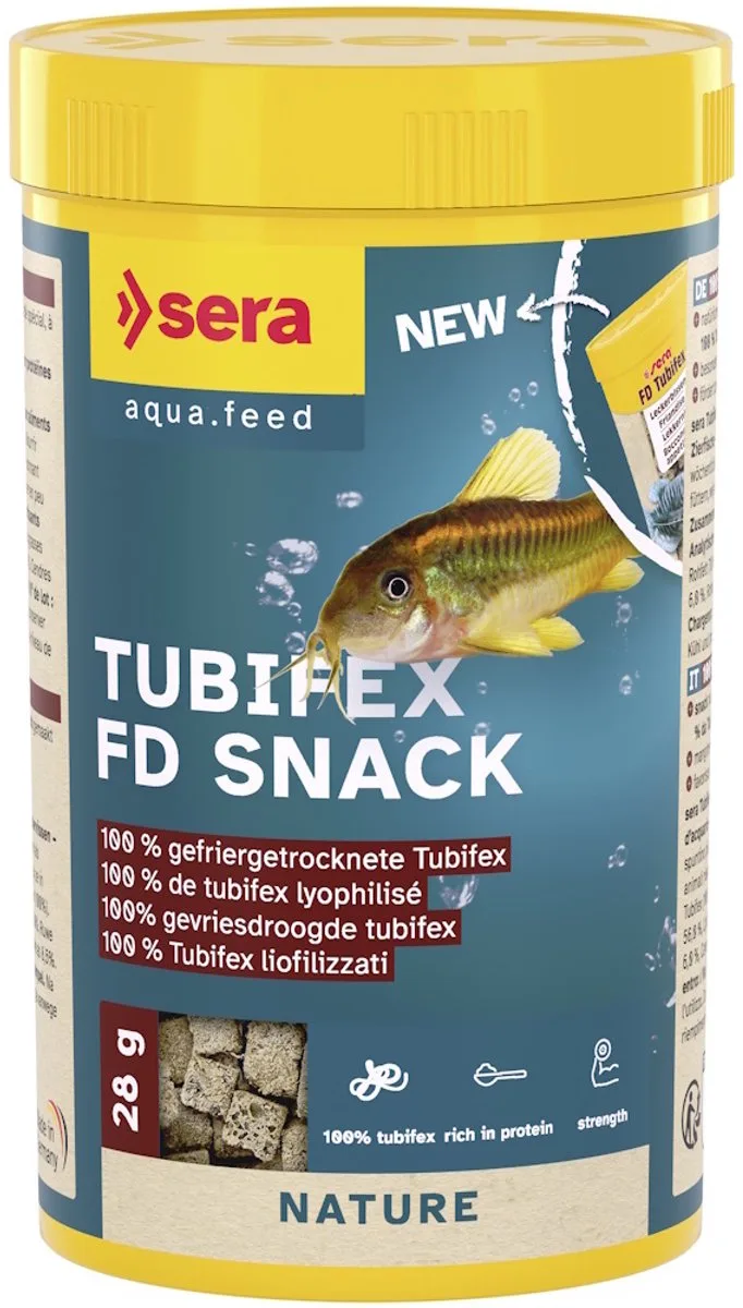 FD Tubifex - Inhoud: 250 milliliter by Sera – product photo