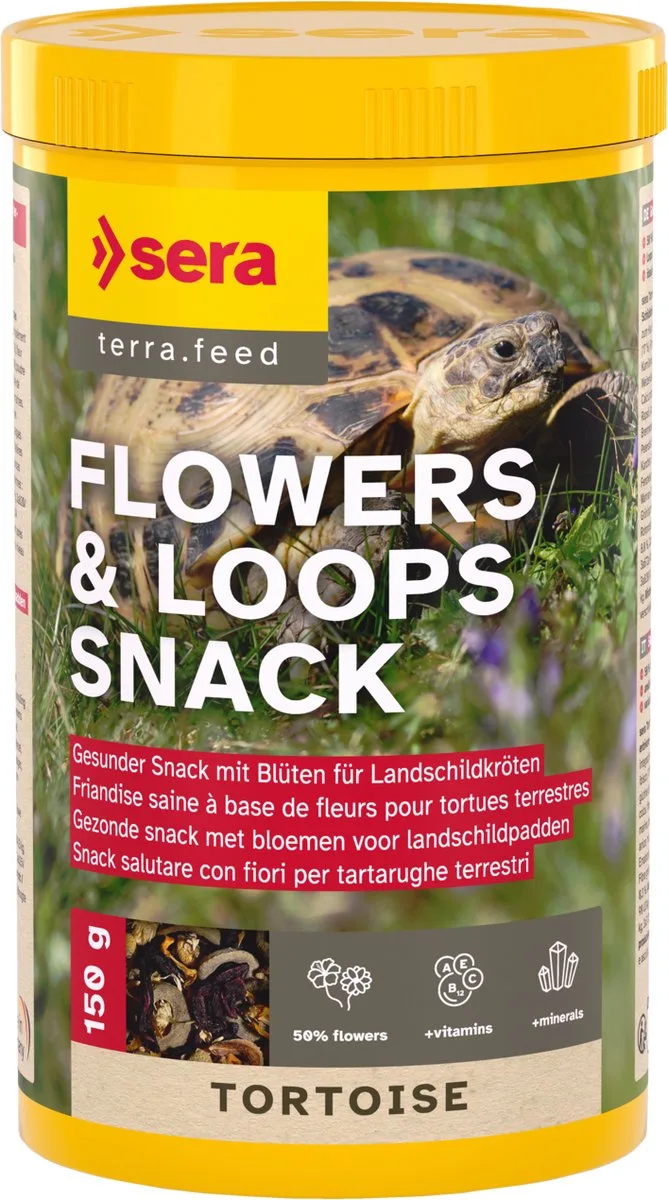 Flowers 'n 'Loops Nature - Reptielenvoer - 1000 ml de Sera – photo produit