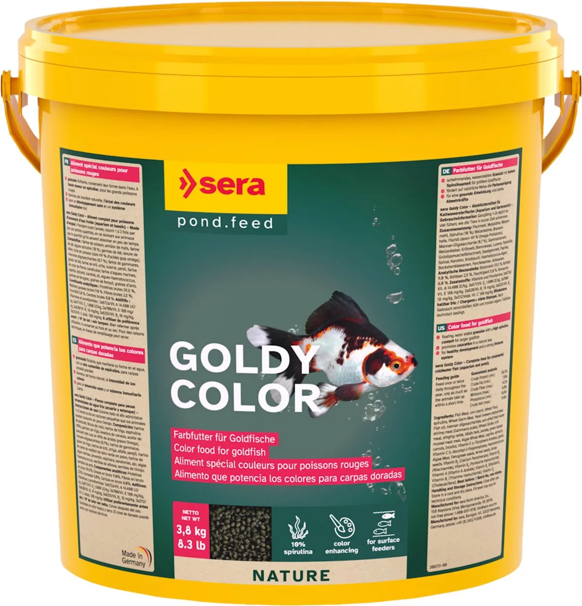 Goldy Color 10.000ML (3,8KG) van Sera – productfoto