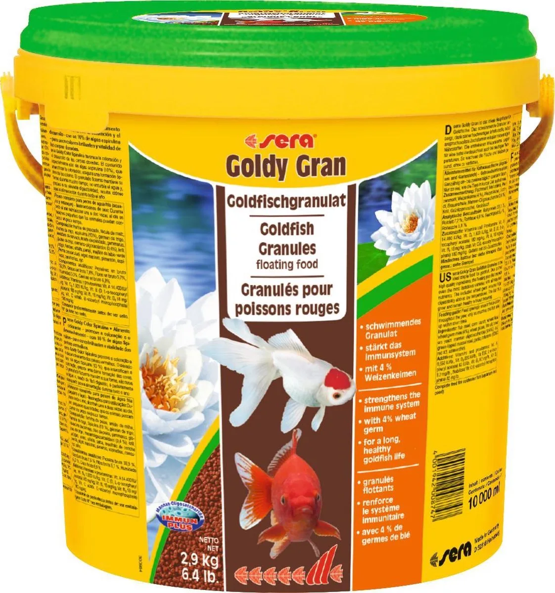 Goldy Granules 10.000ML (2,9KG) van Sera – productfoto