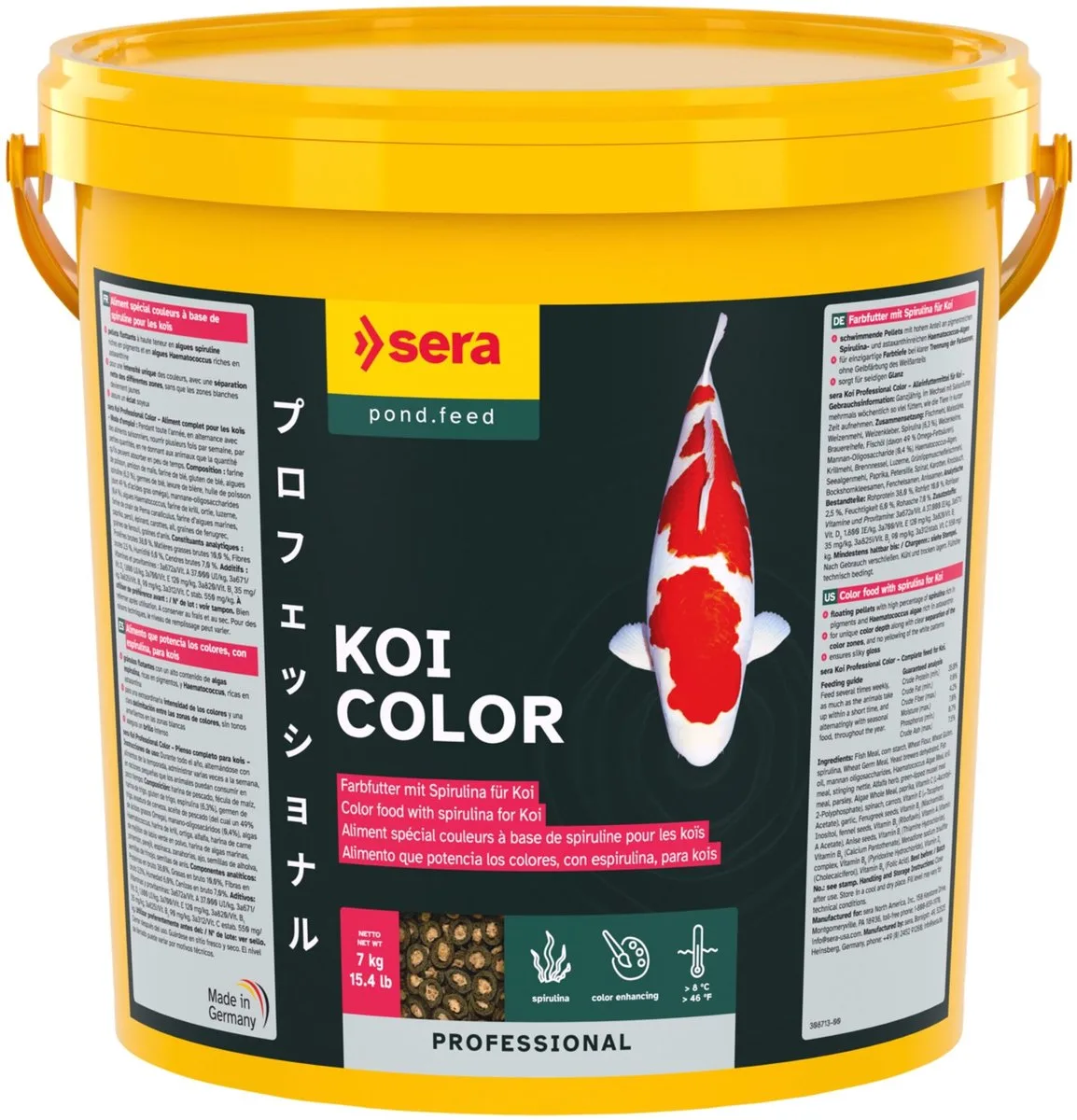 KOI Professional Spirulina-kleurvoer 7 Kg by Sera – product photo