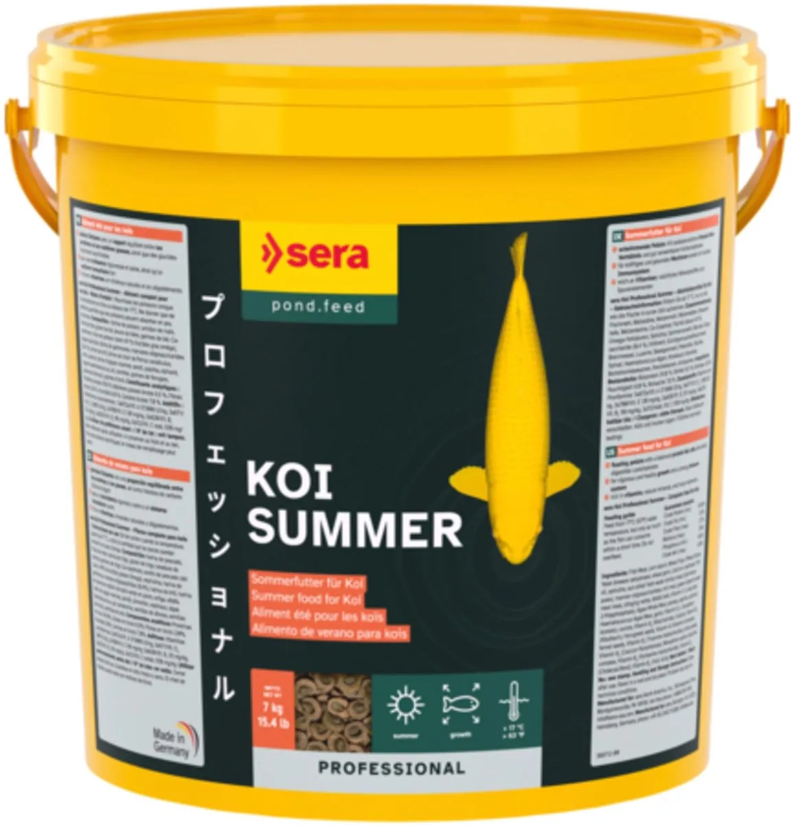 Koi Professional Aliment pour Été 7 KG de Sera – photo produit