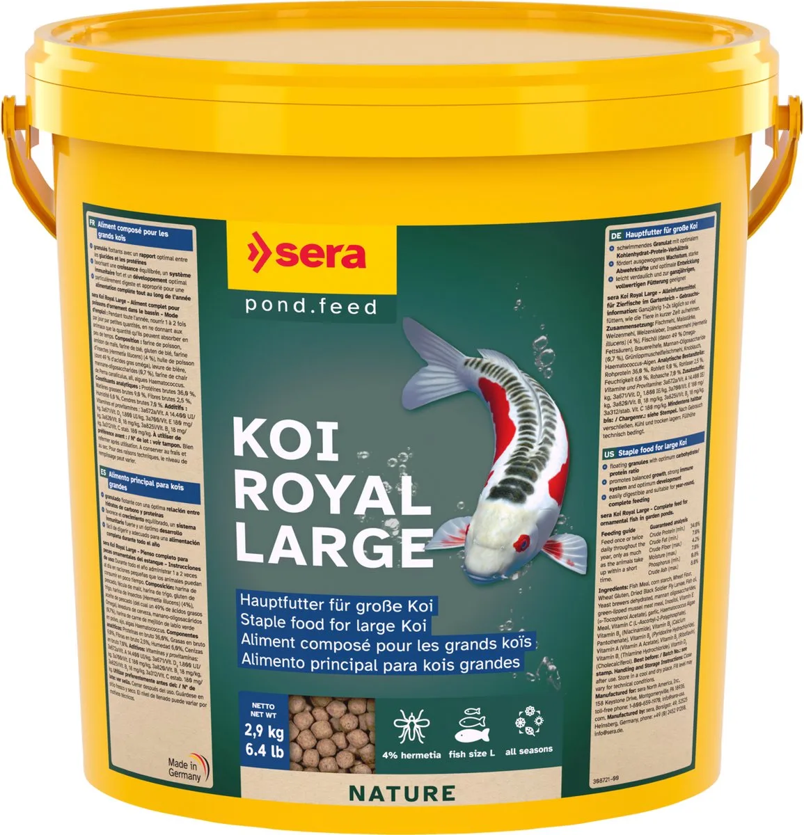Koi Royal Large - 10 liter de Sera – photo produit