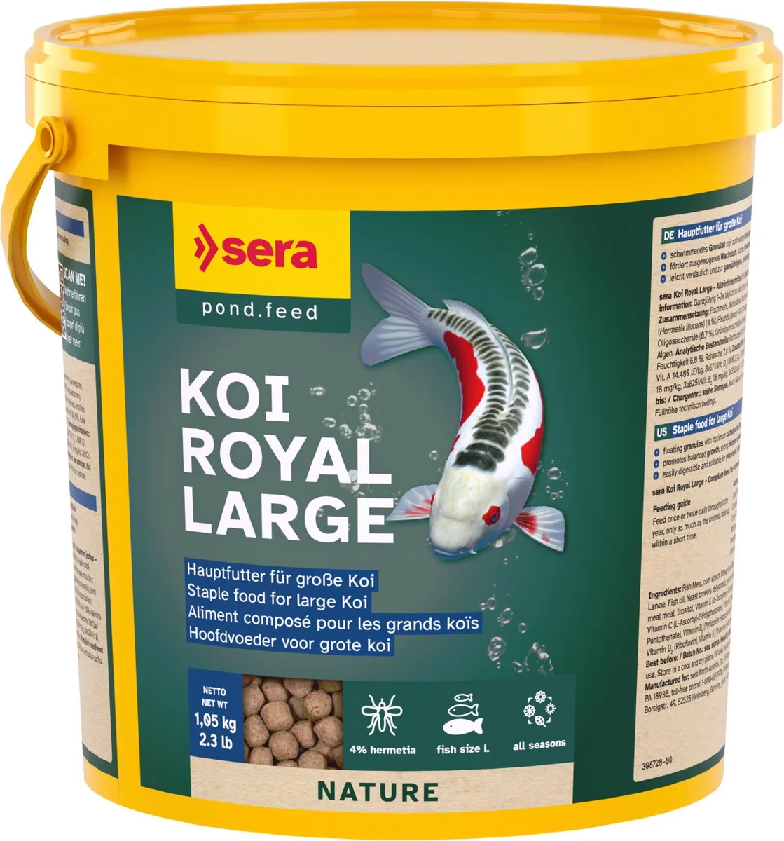 Koi Royal Large 3.800ML (1,05KG) von Sera – Produktfoto