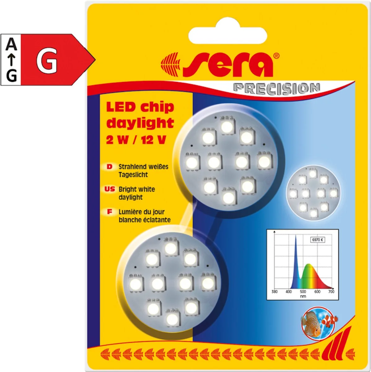 LED Chip Daylight de Sera en Orange – photo produit