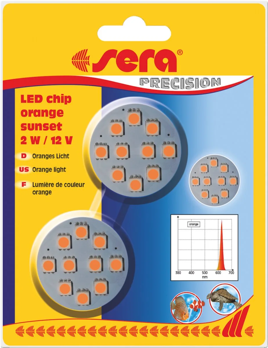 LED Chip Orange Sunset de Sera en Orange – photo produit