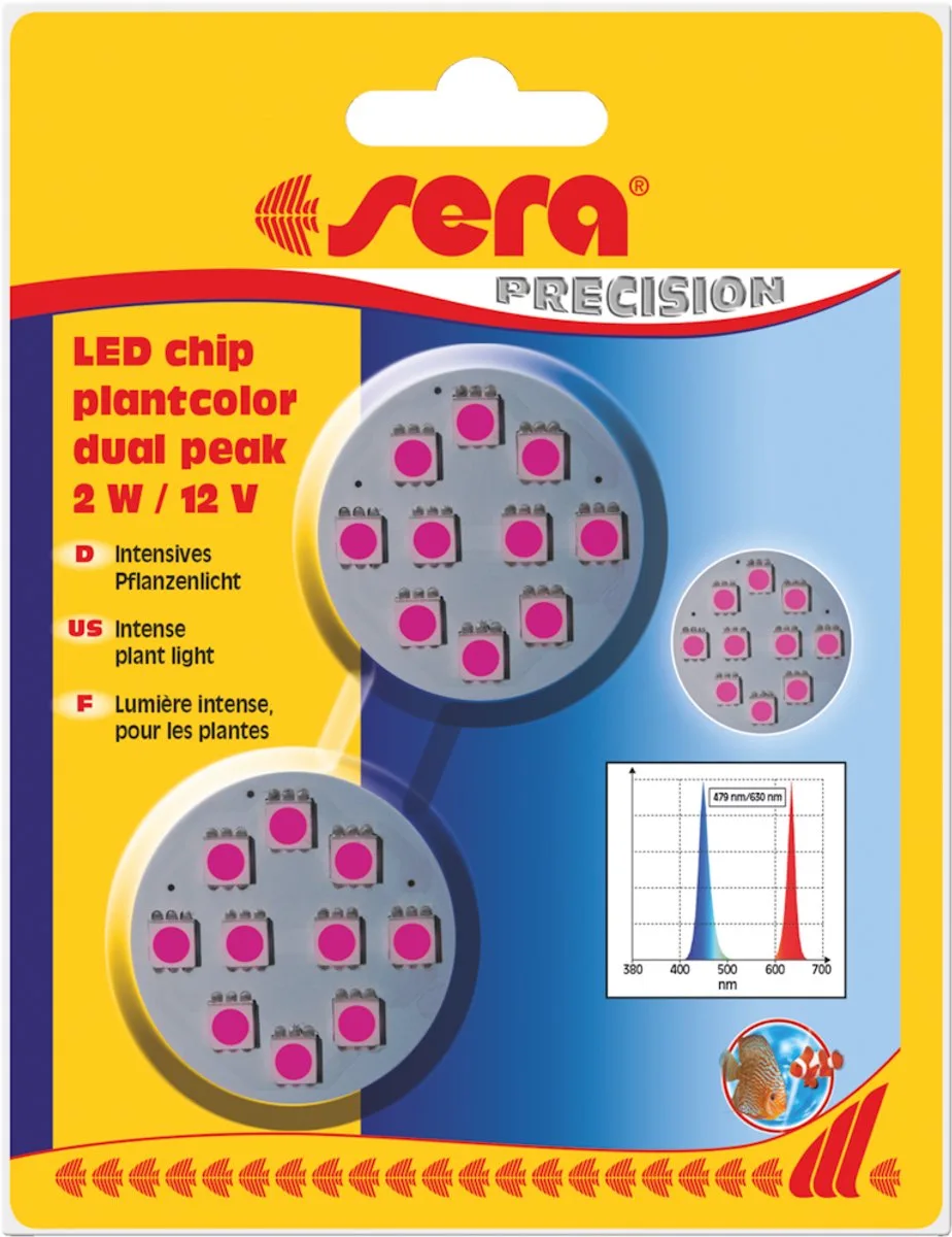 LED Chip Plantcolor Dual Peak de Sera en Bleu – photo produit