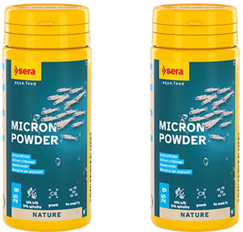 micron powder 50 ml - visvoer - plankton in poedervorm - per 2 stuks by Sera – product photo