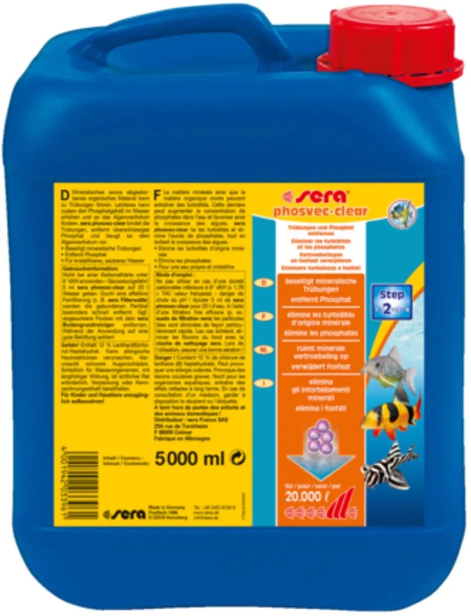 phosvec·clear - 5 Liter von Sera – Produktfoto