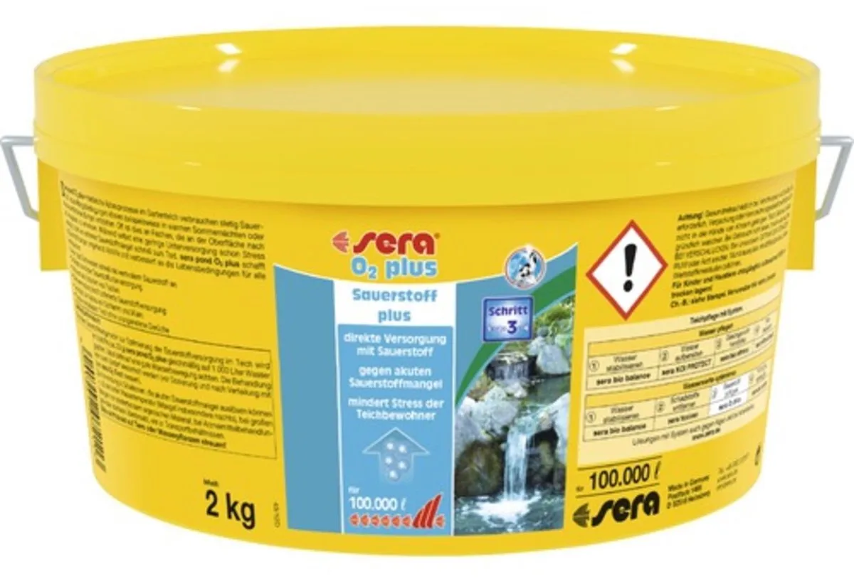 pond O₂ plus - 2.200 ml - 2 kg från Sera – produktbild