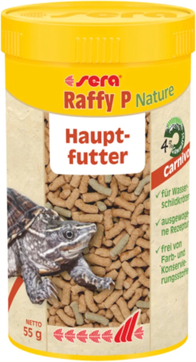 Raffy P - 250ml - Reptielenvoer voor waterschildpadden by Sera – product photo