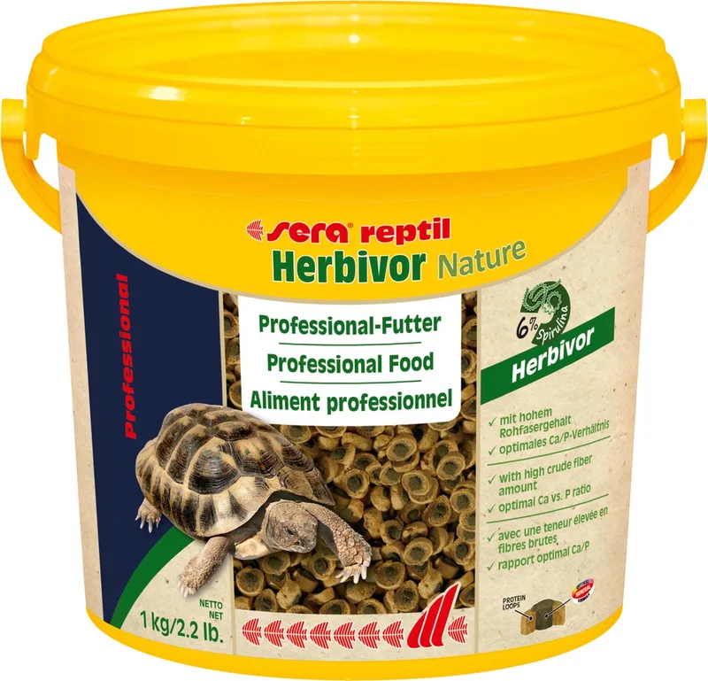 Reptiel Proffesional Herbivor Nature - schildpadvoer leguaan - 3800 ml - 1 kg von Sera – Produktfoto