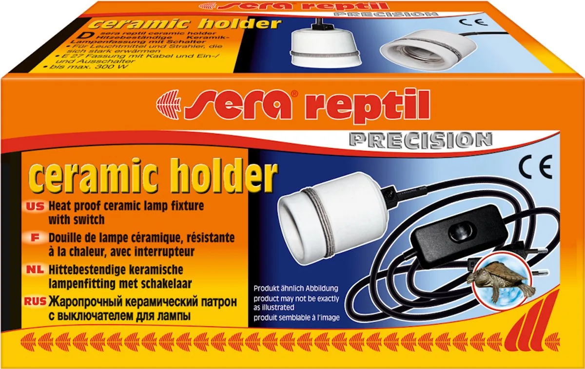 Reptil - Ceramic Holder - Keramiekfitting met Schakelaar - tot 300 W von Sera in Bekijk productafbeelding – Produktfoto