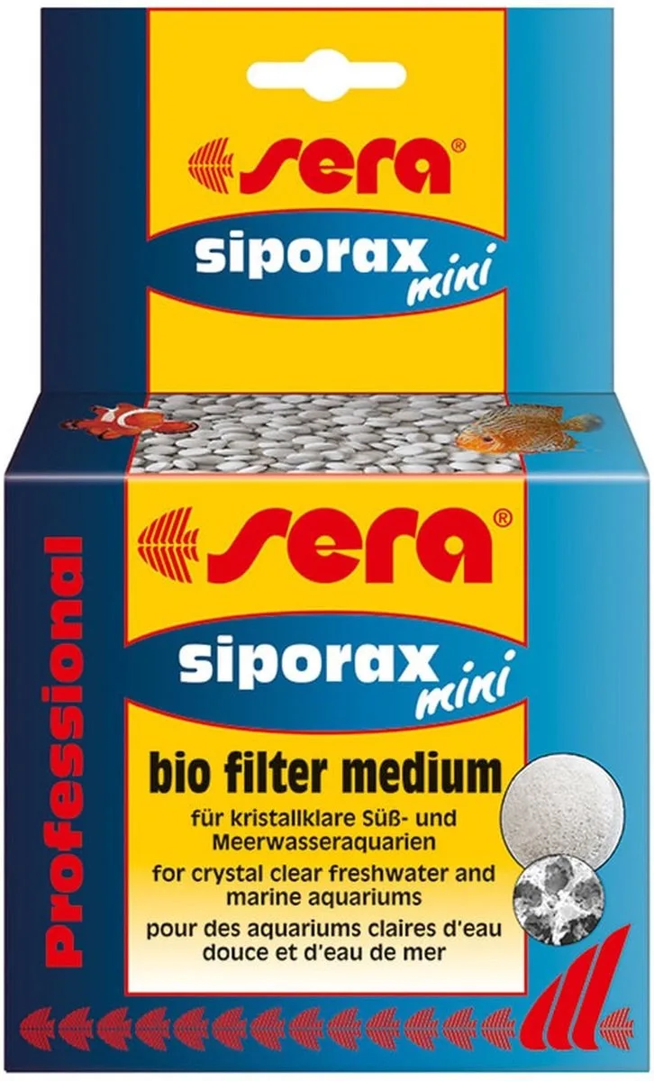 Siporax mini 130 gram från Sera – produktbild