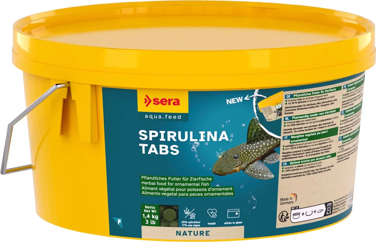 Spirulina Tabs Nature 1.4kg von Sera – Produktfoto