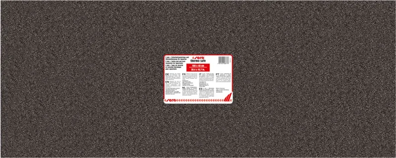 thermo-safe aquarium bescherm isolatie mat 100 X 40 CM de Sera en Noir – photo produit