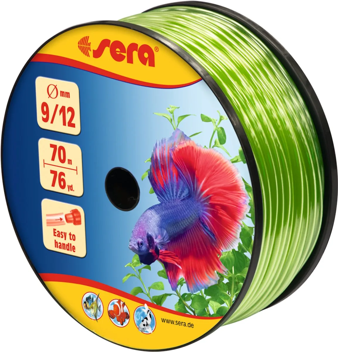 Tube 44539 Grün, 70 M. 9-12 mm von Sera – Produktfoto