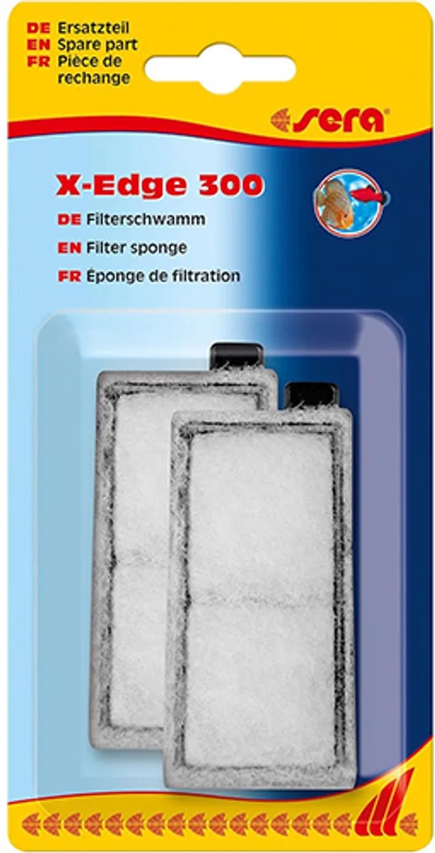 X-edge 300 filterwatten 2pces van Sera – productfoto