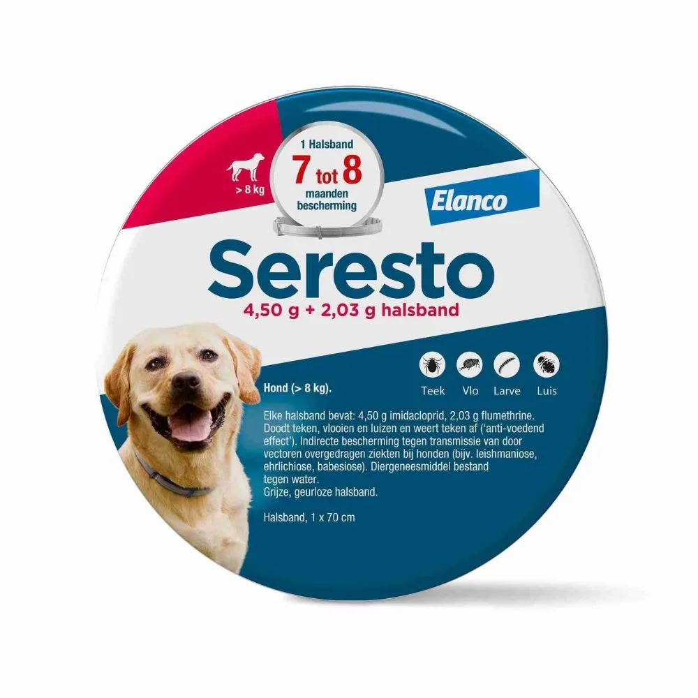 2 Stuks > 8 kg (Halsband 70 cm) by Seresto – product photo