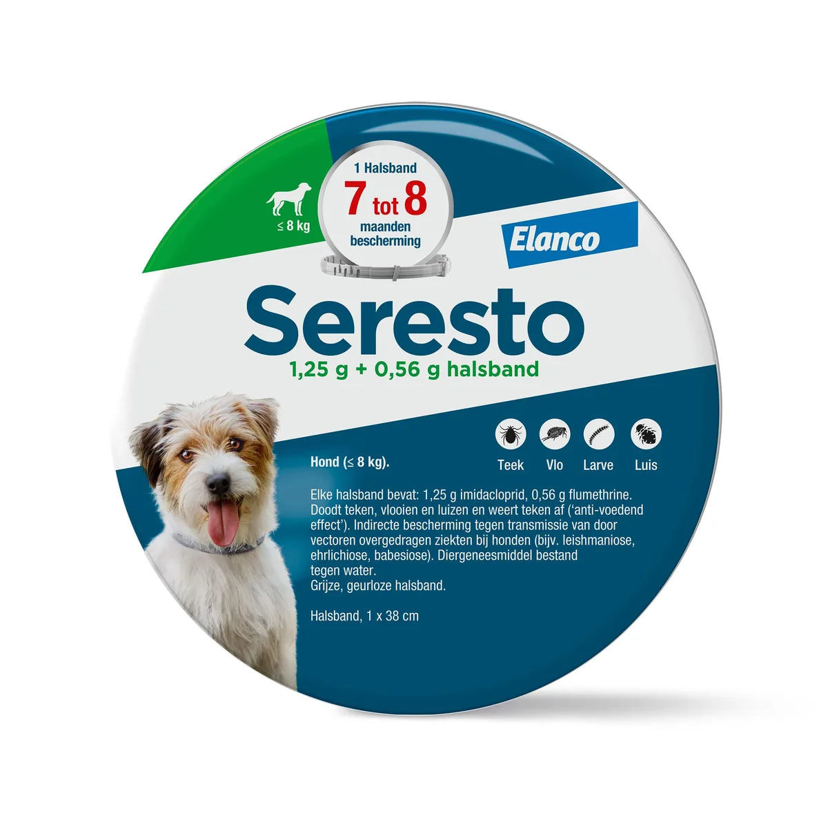 ≤ 8 kg (Halsband 38 cm) by Seresto – product photo