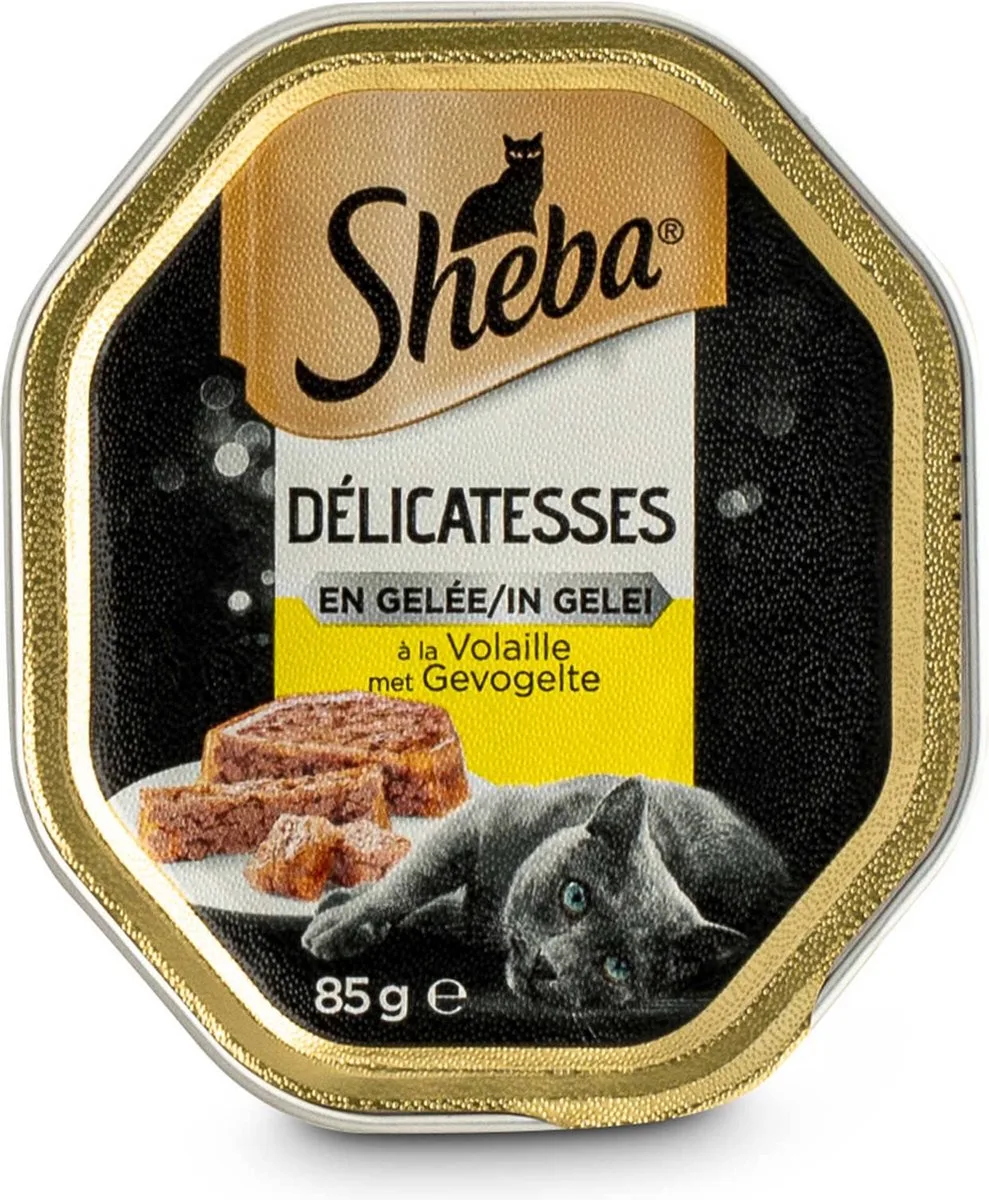 10x Sheba Délicatesse - gevogelte in gelei - 85g van Sheba – productfoto