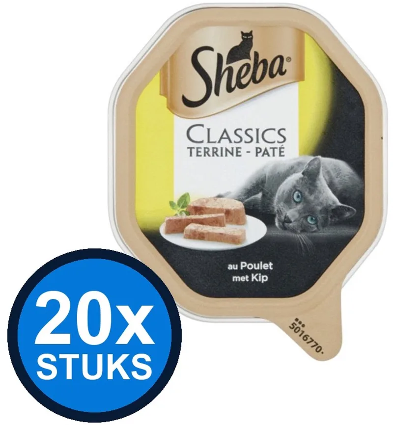 20x Sheba - Classic Paté Kip - Kattenvoer Natvoer - 85 g by Sheba – product photo