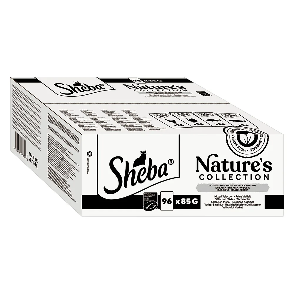 96x 85g Sheba Nature's Collection in Saus Fijne variatie Kattenvoer nat by Sheba – product photo