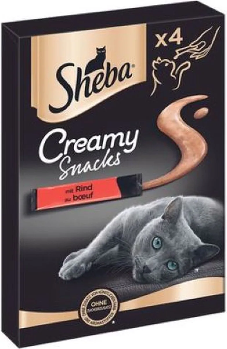 Creamy snacks Rund 4x 12g by Sheba – product photo
