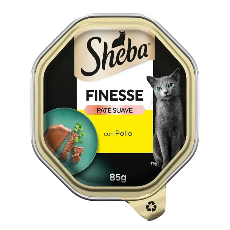 Finesse 22x85g Natvoer Voor Katten Met Kip by Sheba – product photo