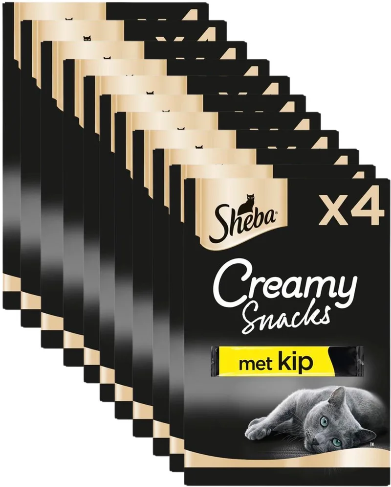 Kattensnacks - Creamy Snoepjes Kip - 44 stuks von Sheba – Produktfoto
