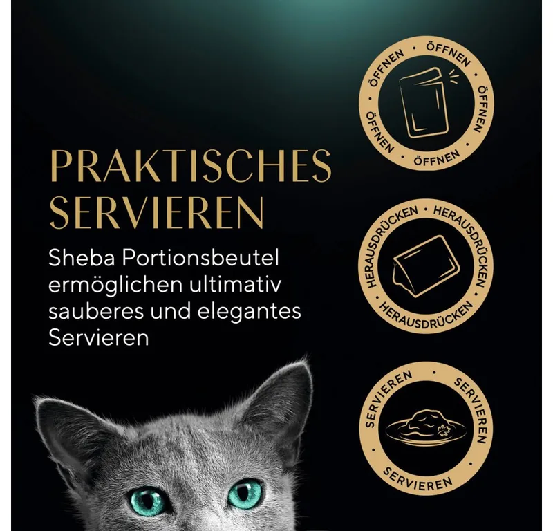 Kattenvoer - Délicatesses - Gevogelte in Gelei - 80x85g Mega-Pack by Sheba – product photo 4 of 5