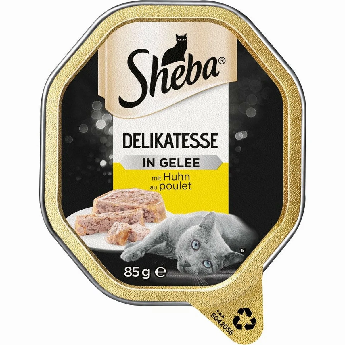 kom delicatesse in gelei gesneden 22x85g - met kip by Sheba – product photo