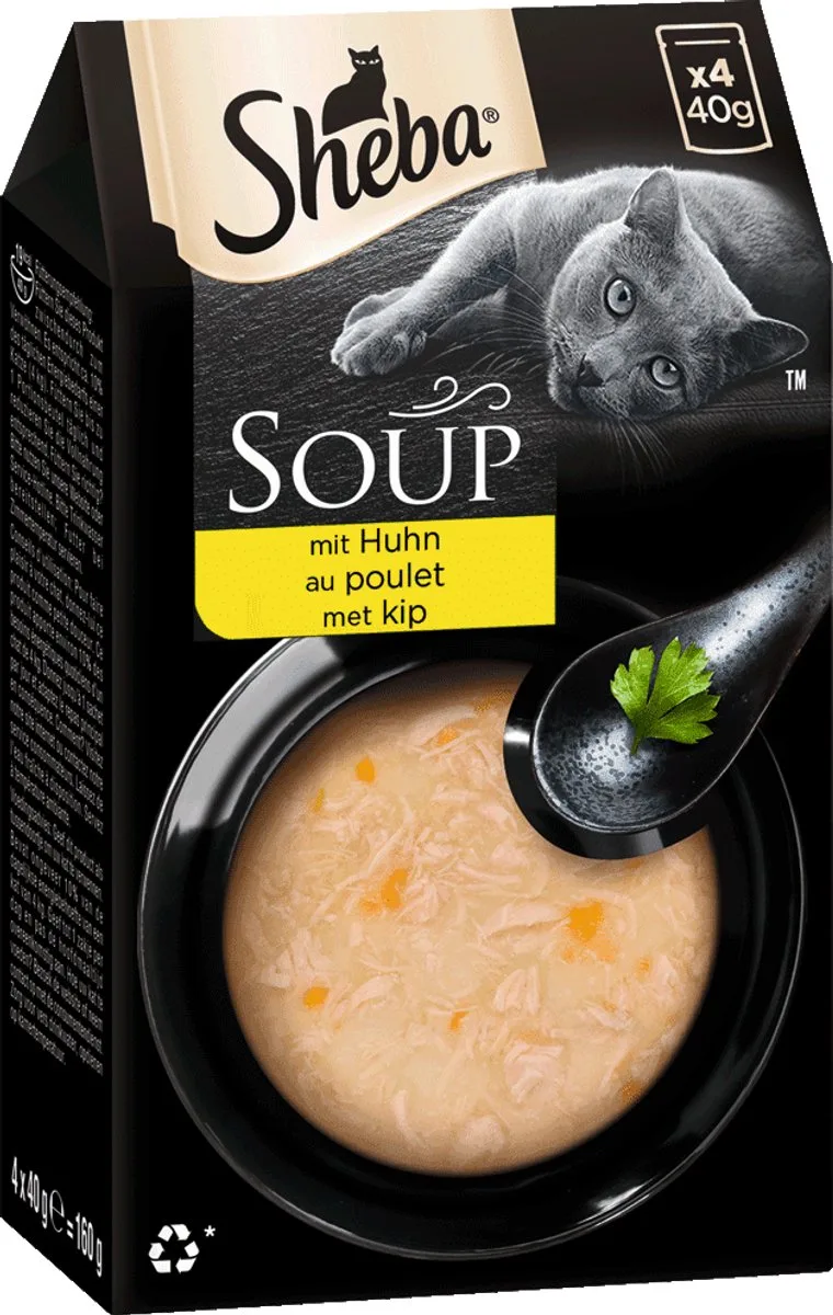 Suppe mit Huhn 160 g Multipack von Sheba – Produktfoto