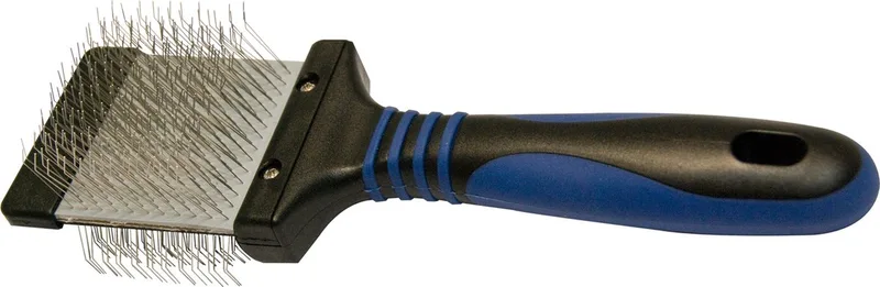 Twin Flex - Slicker Borstel - Small - Hondenborstel - Slickerborstel Hond de Show Tech en Noir, Bleu – photo produit