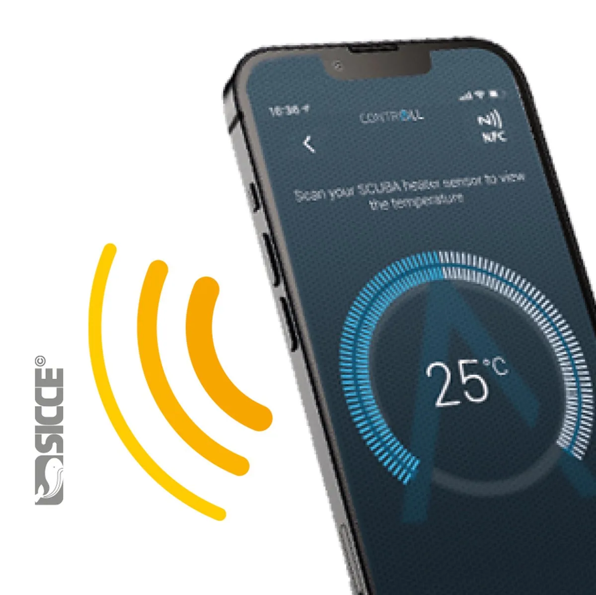 Scuba Contactless Heater - Aquariumverwarming by Sicce in Color – product photo