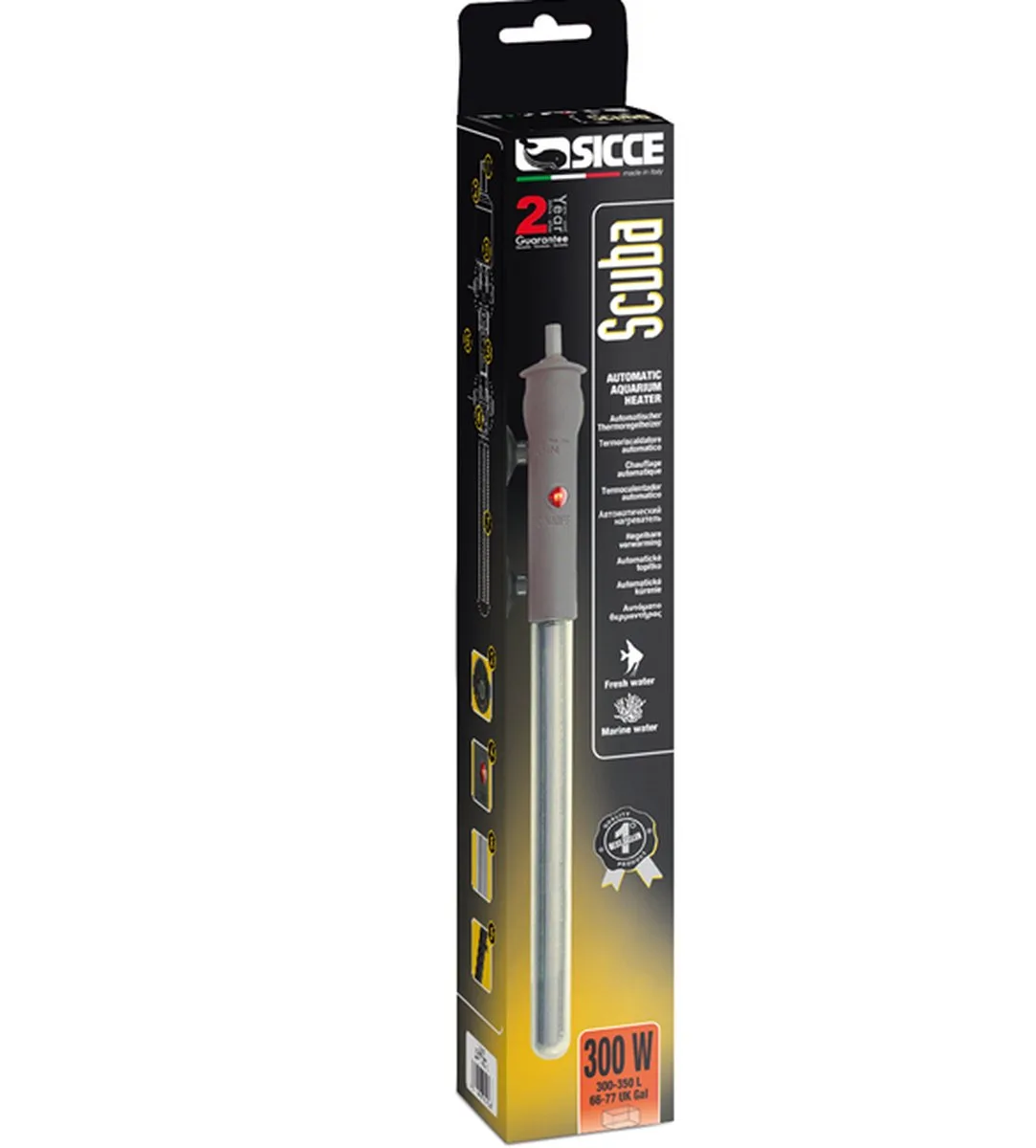SCUBA HEATER 300 WATT - vatverwarmer by Sicce – product photo