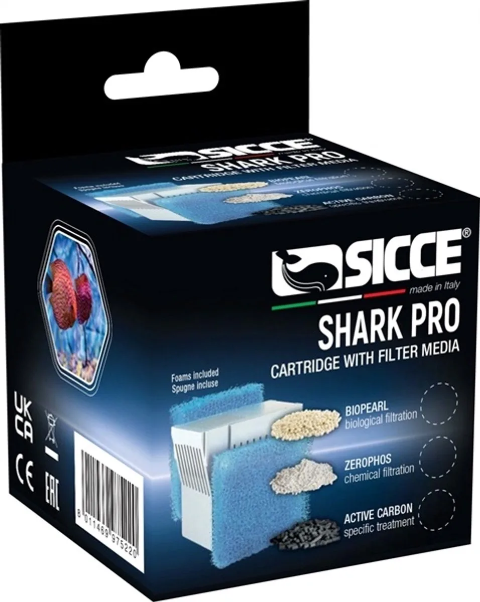 Shark Pro Carbon + Sponge 20 PPI de Sicce – photo produit
