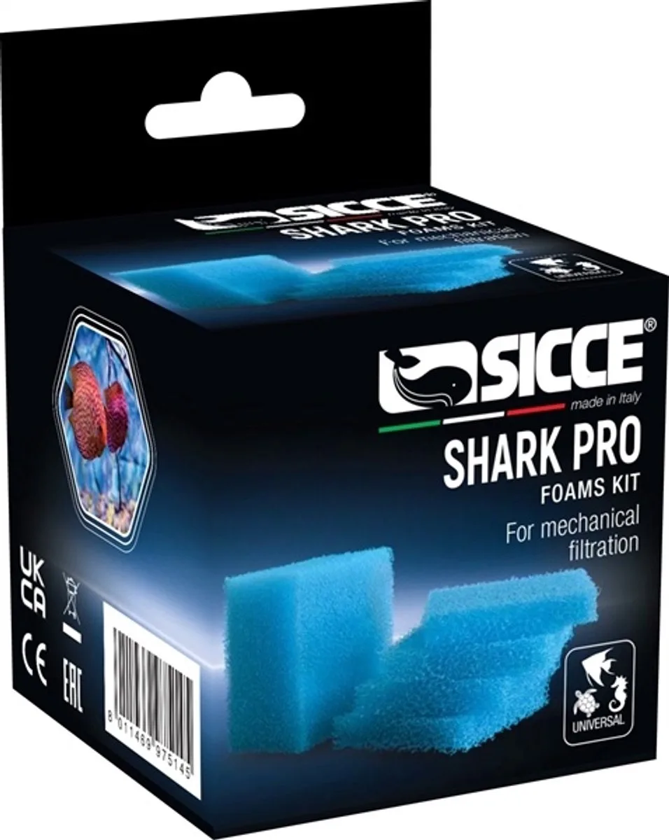 Shark Pro Sponges de Sicce en Bleu – photo produit
