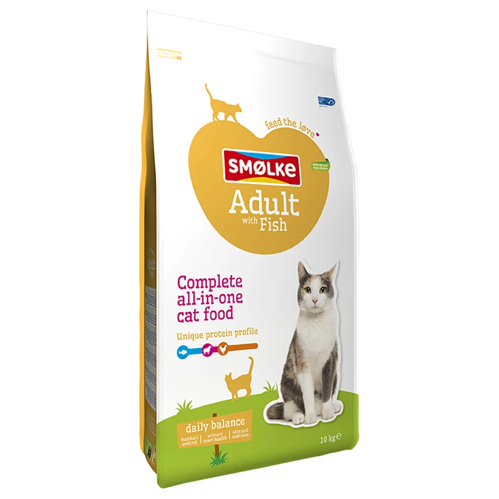 10kg Adult Vis & Rijst Daily Balance Smølke Kattenvoer by Smølke – product photo