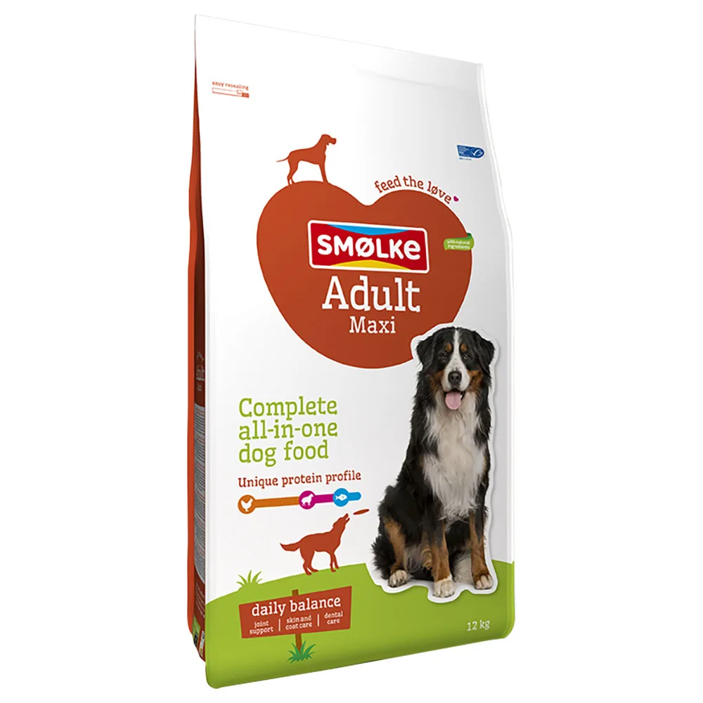 12 kg Adult Maxi Daily Balance Smølke Hondenvoer by Smølke – product photo