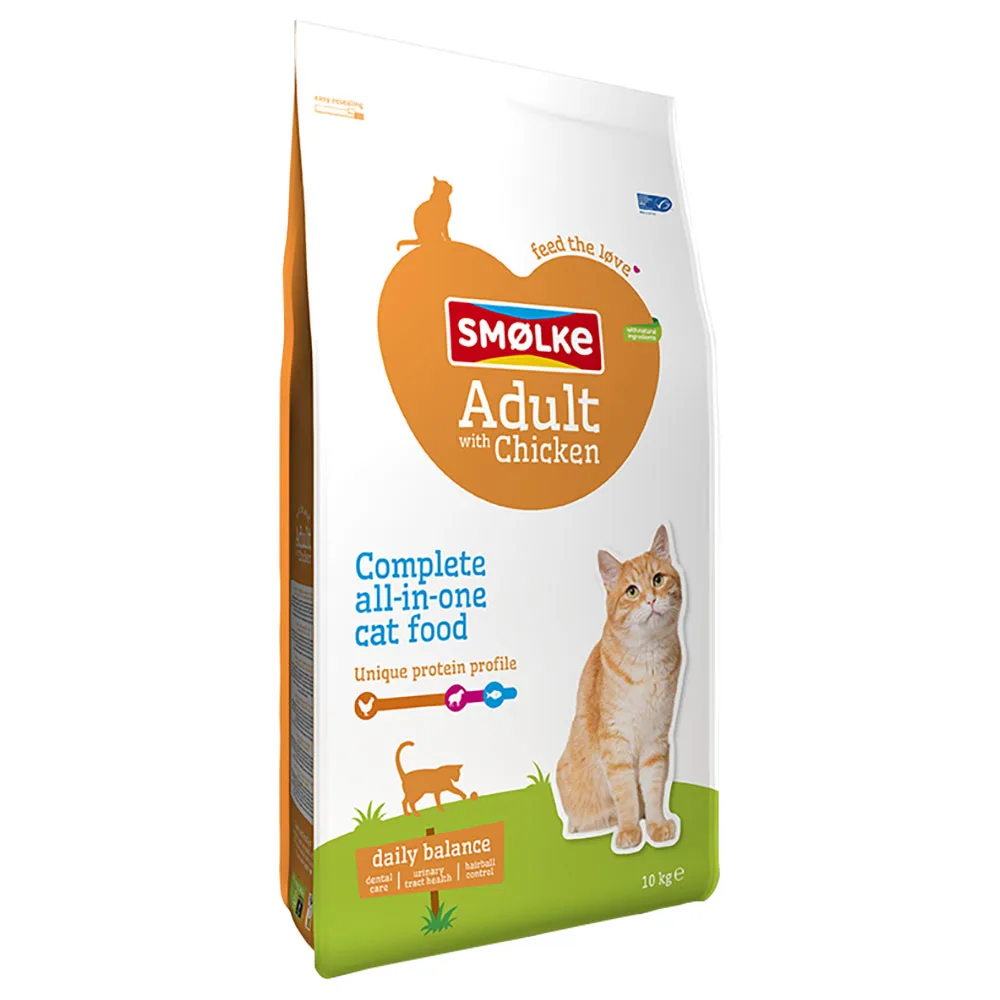 2x10kg Adult Kip & Rijst Smølke Daily Balance Kattenvoer van Smølke – productfoto