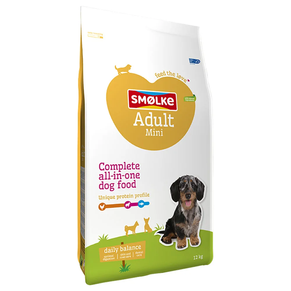2x12kg Adult Mini Daily Balance Smølke Hondenvoer by Smølke – product photo