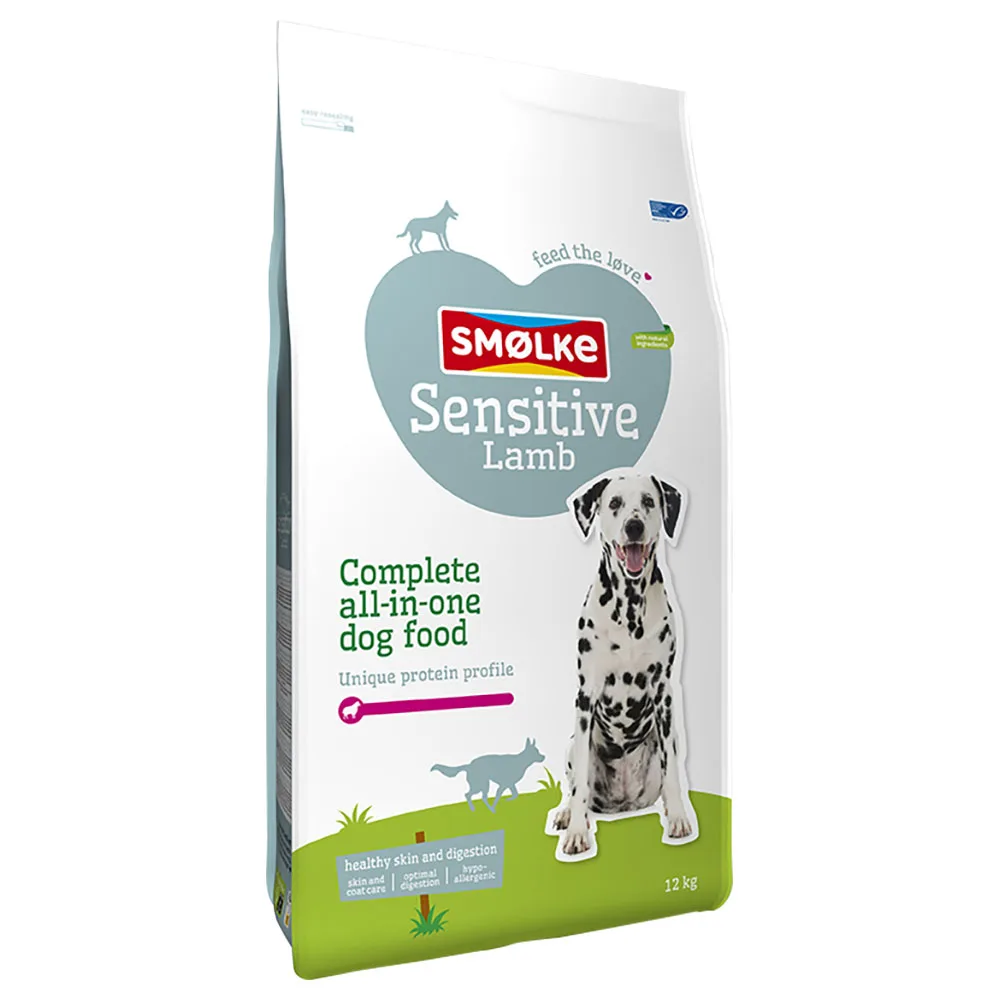 2x12kg Smølke Hond Sensitive Lam Hondenvoer droog by Smølke – product photo