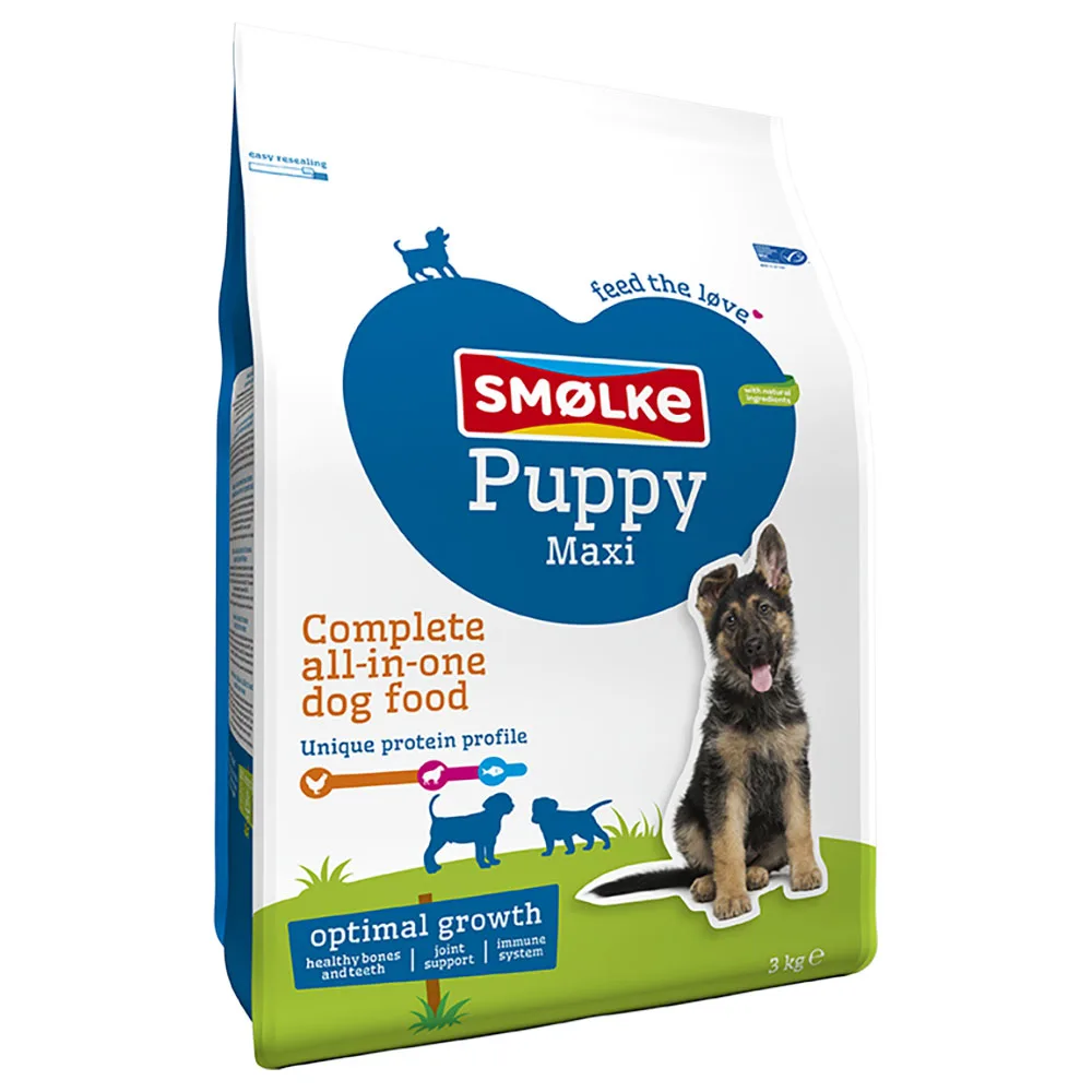 3kg Puppy Maxi Optimal Growth Smølke Hondenvoer by Smølke – product photo