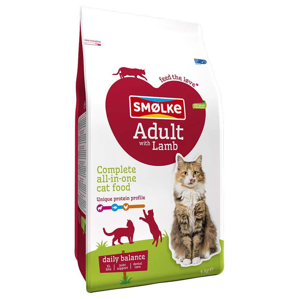 4kg Smølke Kattenvoer Adult met Lam Kattenvoer droog van Smølke – productfoto